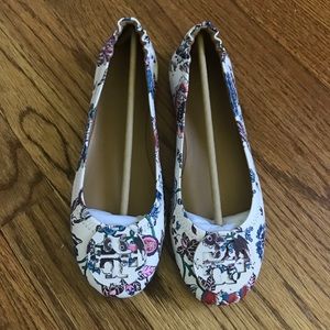 Tory Burch Minnie travel ballet flats NWT size 7